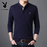 Playboy, хлопковый утепленный красный лонгслив