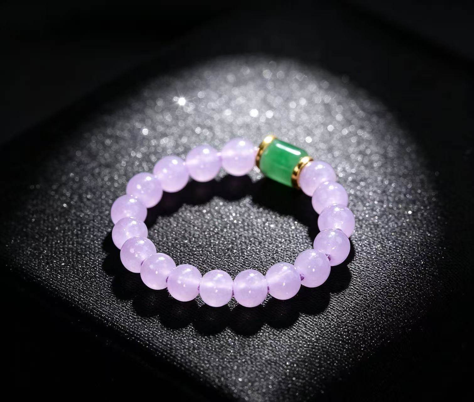 Natural Grade A jadeite Burmese S925 silver ring (diversity number one)