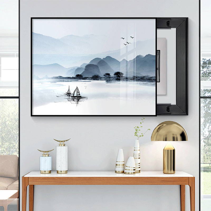 New Chinese Electric Meter Box Decoration Painting Free Distribution Box Electric Gate Box Shield Decoration Total Switch Distribution Box Cover Plate