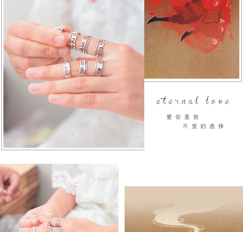 Bague mixte      en Argenterie - Ref 3089091 Image 11