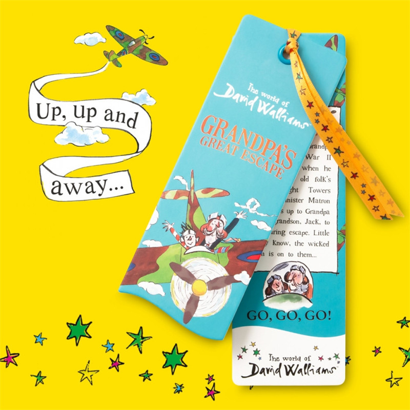 David Williams Humor Bookmark British IF Cultural and Creative Yingfu David Walliams Children's Cartoon Gift