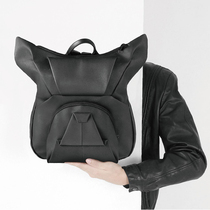 ORIGAMI origami style personality backpack PU cloth artificial leather water repellent animal bulldog orangutan bear