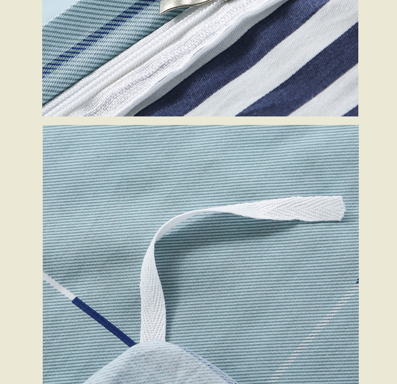 Ông Swe dệt bông denim bông công chúa gió 1,5m 1.8m giường đôi áp dụng tờ - Bộ đồ giường bốn mảnh chăn ga khách sạn