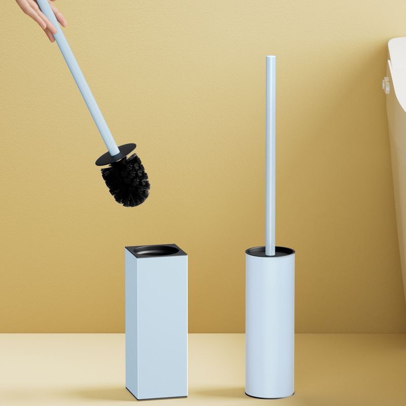 Kurm Dopamine Toilet Brush Holder Wall-Mounted Closed-Type Deodorizing Cleaning Brush Bathroom No Dead Corners