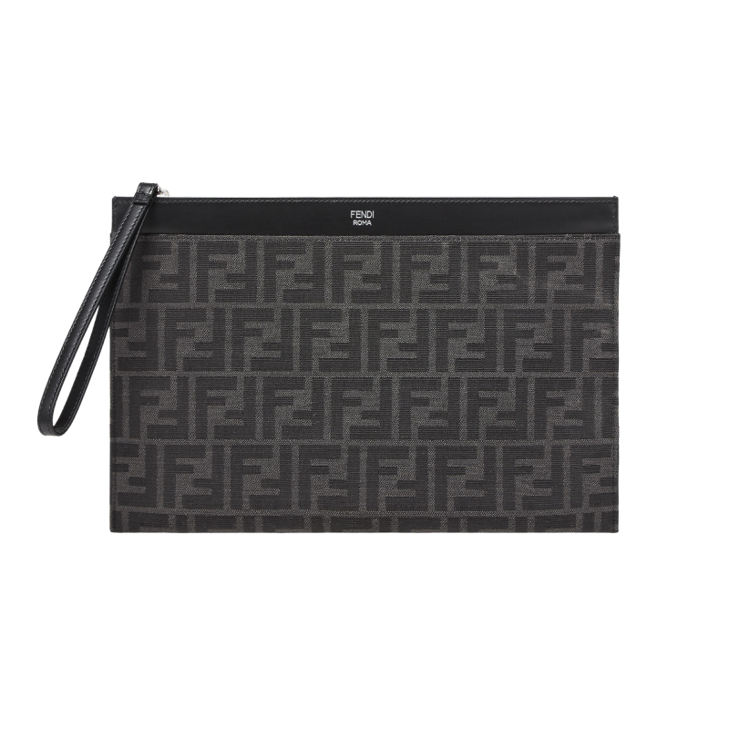 Fendi Ff Medium Flat Clutch Bag