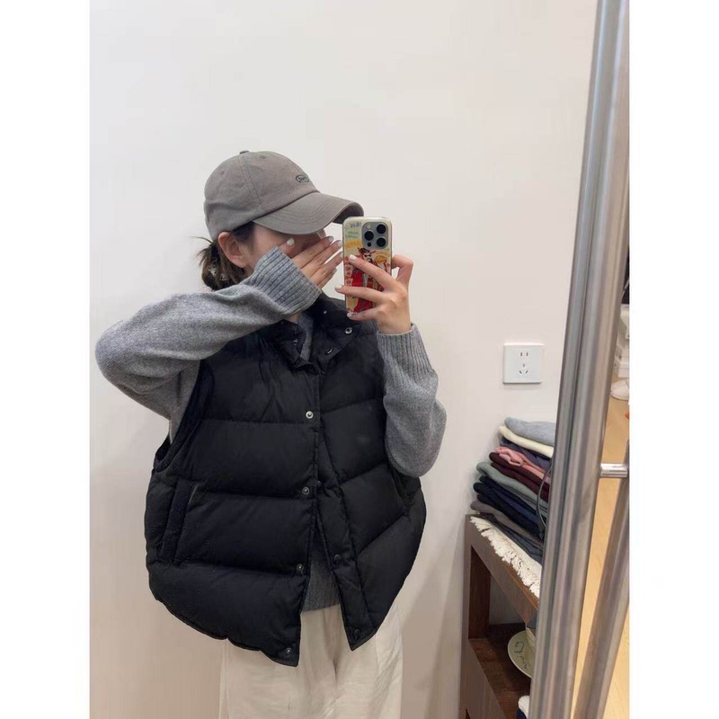 8365 Winter Collection*＜New National Standard＞90 White Duck down Stand Collar Vest10.14