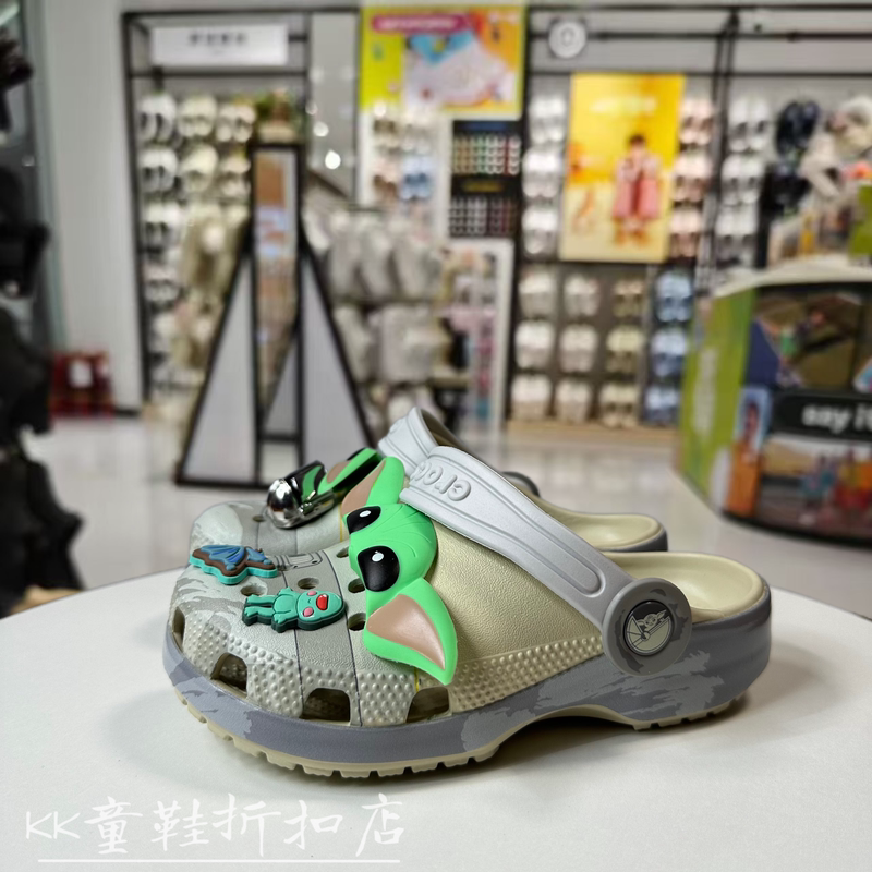 Crocs Boys' Cartoon Sandals, Crocs Clogs, Boys' Non-Slip Beach Shoes, Casual Outdoor Slippers, Summer