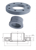 (authentic) Youli dark grey national standard plastic UPVC pipe living cover flange activity flange cover Hubei Shaanxi