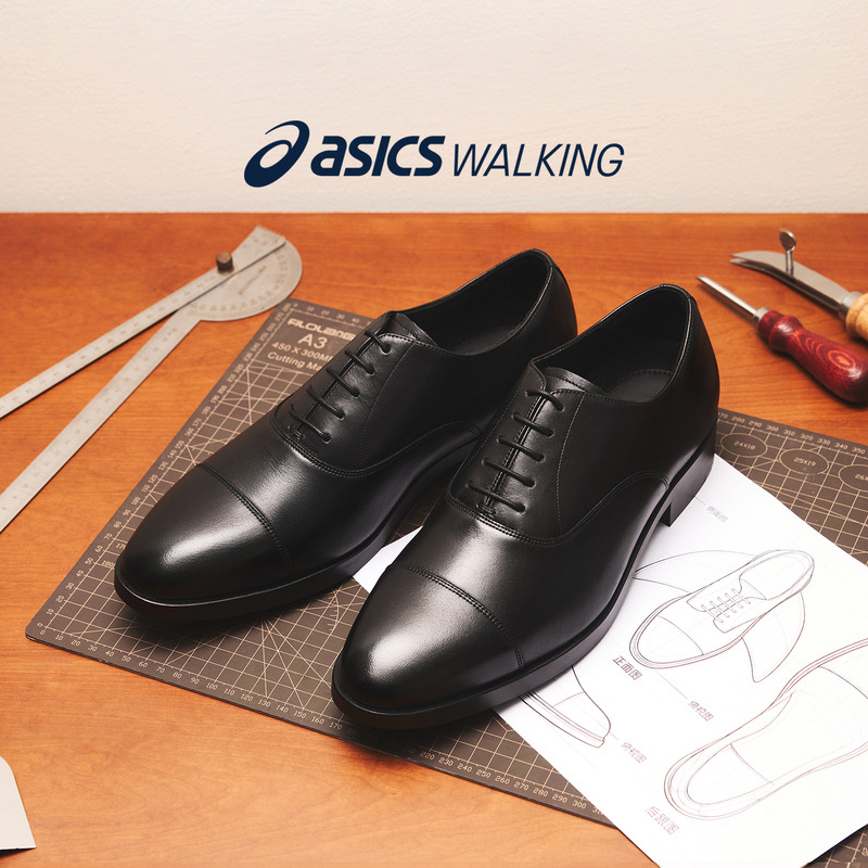 Asics Walking Gel-Biz Authentic 3E Men's Cushioning Oxford Shoes Business Leather Shoes