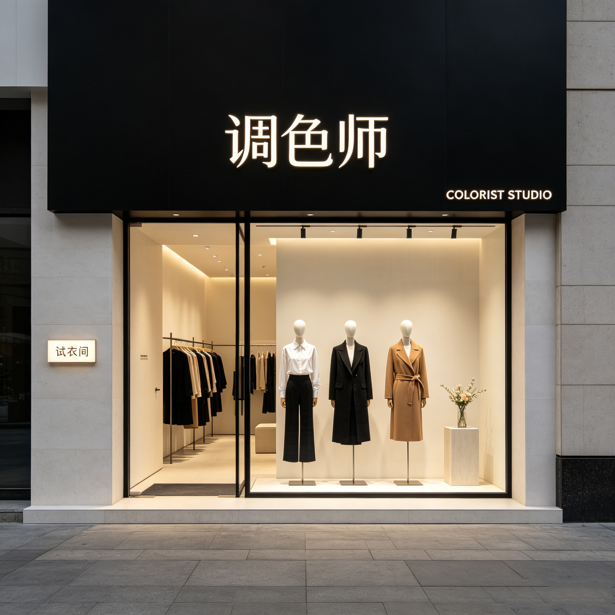 调色师旗舰店的LOGO