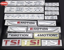 Tiguan 280300330TSI Fender door side Mark 4MOTION label rear sign displacement sign