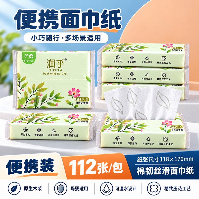 Natural Wood Pulp Student Facial Tissues, Portable Napkins, Car Tissues, Household Tissues, Toilet Paper, Economical Pack Natural Wood Pulp Student Facial Tissues, Portable Napkins, Car Tissues, Household Tissues, Toilet Paper, Economical Pack