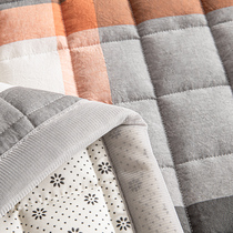 Class A full cotton washed cotton mattress upholstered home Anti-slip tatami Dormitory Pure Cotton Thin Mat Bedding 1 2 Foldable