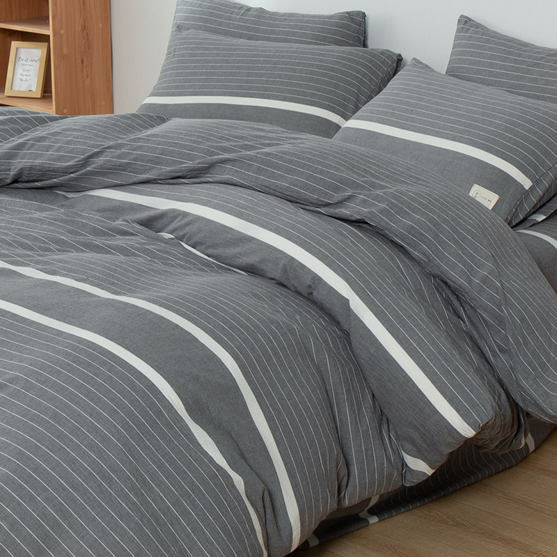 Washed cotton quilts coated 200x230 full cotton single cover 100 pure cotton retro quilts with core set pieces 180x220 plaid