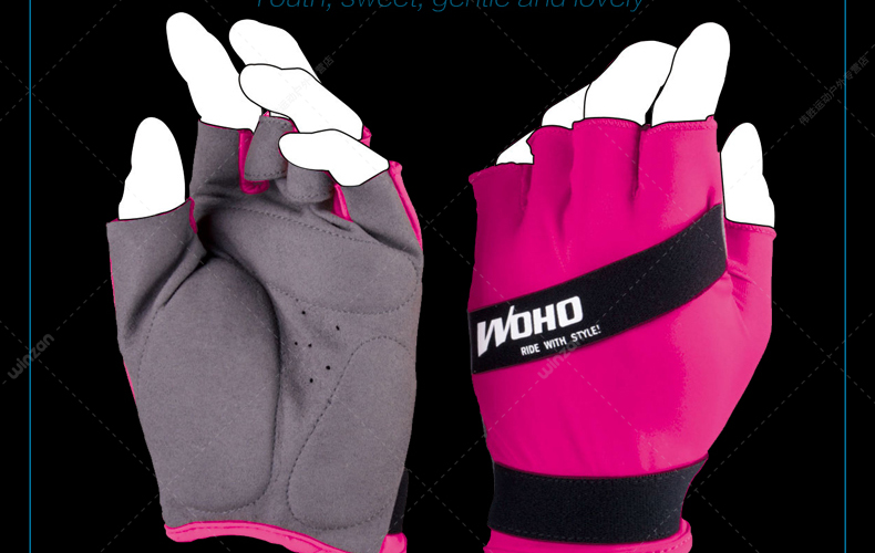 Gants pour vélo mixte WOHO - Ref 2247026 Image 32