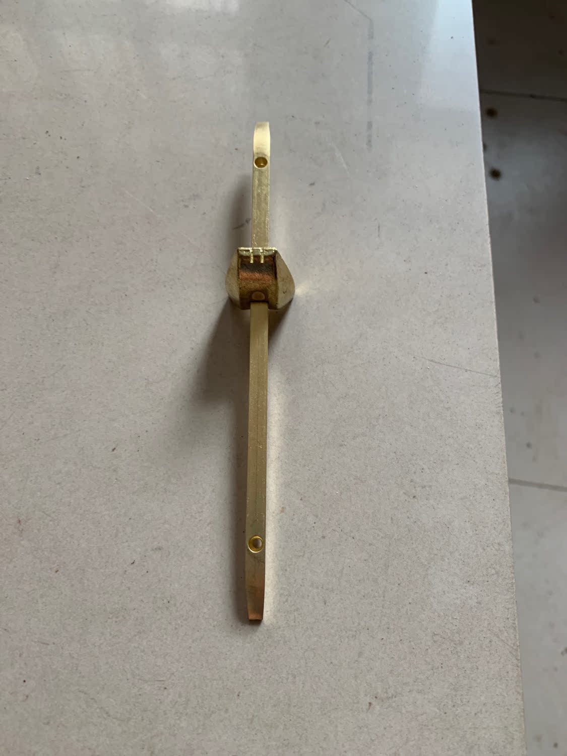 The plate-hut copper chute for a kaggan waist size.