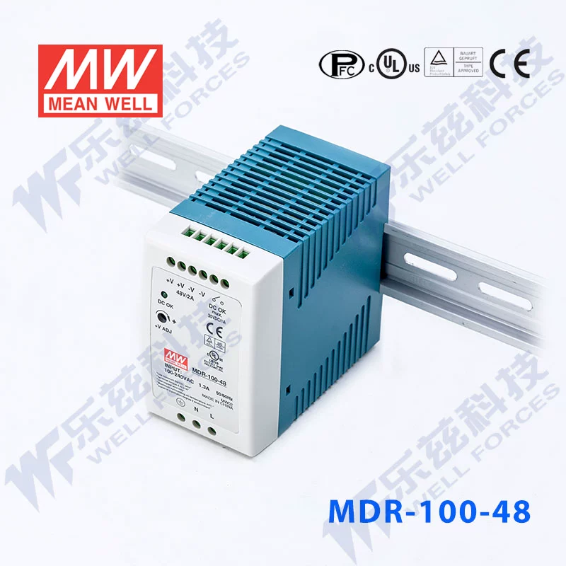 nguồn tổ ong 12v 100a MEAN WELL MDR đường sắt cung cấp điện công nghiệp 10/20/40/60/100W DC 5V/12V/24/48V điện áp đầu ra nguồn tổ ong 24v 30a nguồn 24v 20a