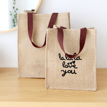 ins with rice bag magazine bag Oxford cloth waterproof tutorial bag Bag tote bag primary school bag lunch bag