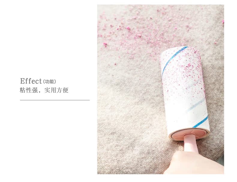 Quần áo sofa dính tóc có thể xé giấy dính cuộn bàn chải hút lông tẩy lông dính quần áo dính tóc con lăn - Hệ thống giá giặt con lăn bụi quần áo
