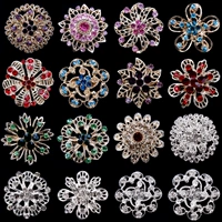 Dễ thương nhỏ trâm cài pin trâm phiên bản Hàn Quốc của thời trang rhinestone kim cương nữ khăn quàng lụa lụa khóa trang sức phụ kiện - Trâm cài cài áo