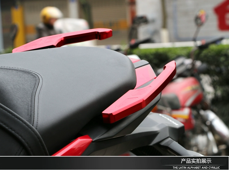 Áp dụng cho mắt bão của Honda CB190R sau khi sửa đổi tay vịn sau khi chiếc còi đuôi CBF190R bạo lực phía trước - Xe máy Sopiler khung bảo vệ xe lead 2020
