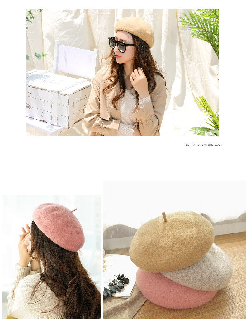 Chapeau pour femme en Melange de laine - Ref 3233706 Image 10
