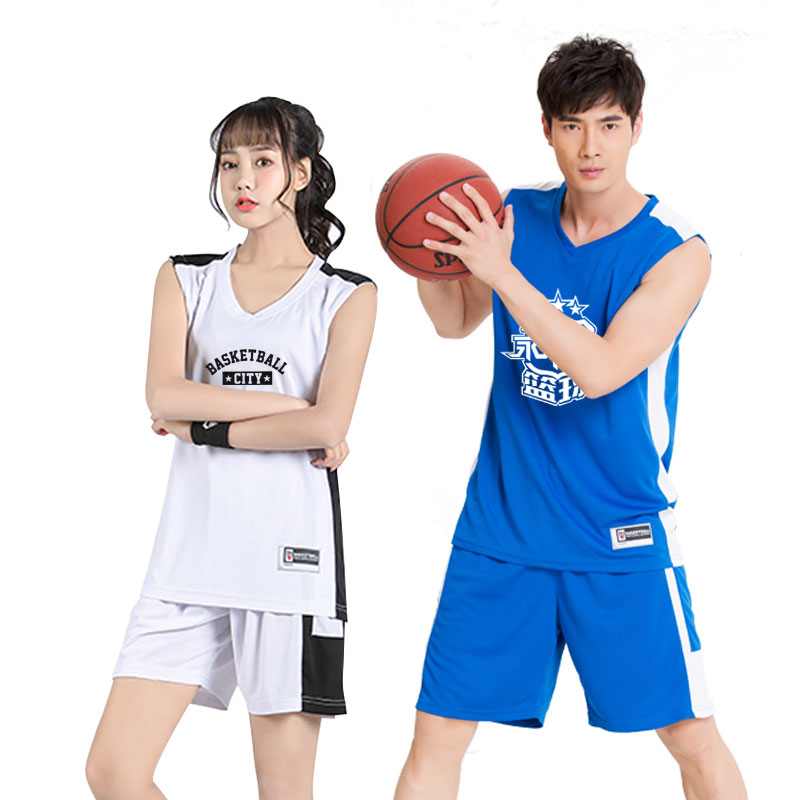 Basketball clothing summer vest suit men and women couple models sports basketball clothing breathable custom printable number
