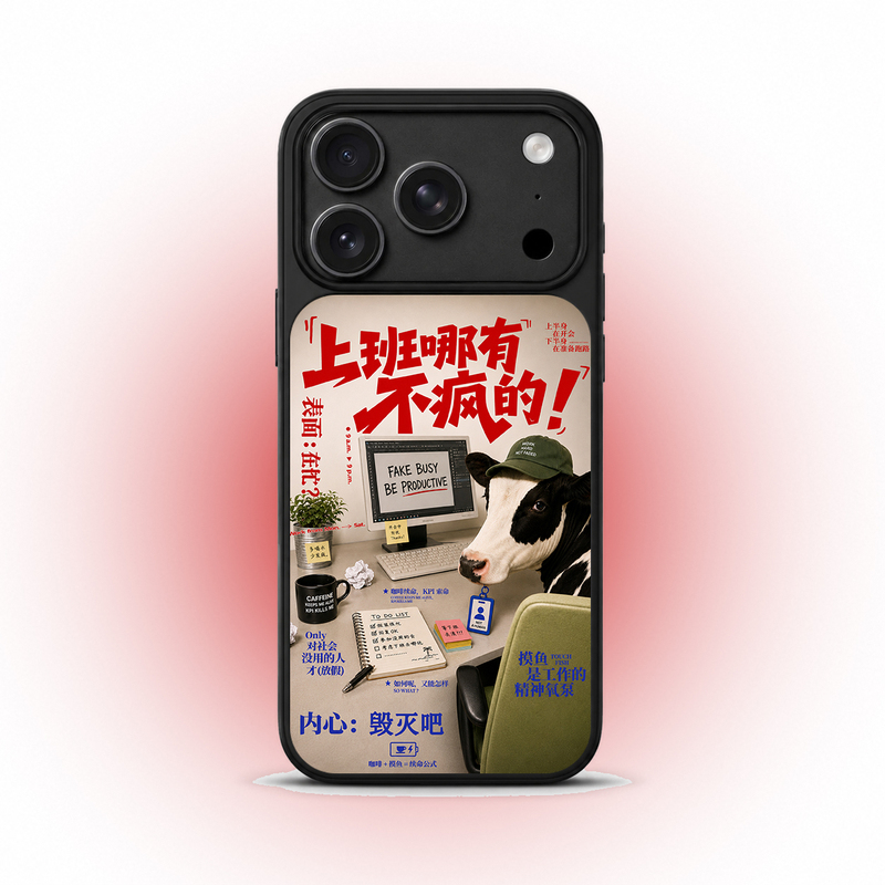 Creative and Quirky Phone Case for Office Workers Who Work Overtime, Suitable for Apple 17 Pro Max, Oppo, Vivo, iPhone 16 Pro, and Oneplus, with a Large Hole for Creativity Creative and Quirky Phone Case for Office Workers Who Work Overtime, Suitable for Apple 17 Pro Max, Oppo, Vivo, iPhone 16 Pro, and Oneplus, with a Large Hole for Creativity