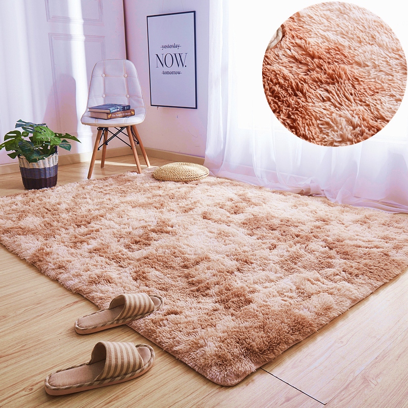 Mới Bắc Âu thảm phòng khách bàn cà phê mat lưới màu đỏ rung ảnh đầy đủ cửa hàng phòng ngủ cạnh giường chăn cửa sổ pad - Thảm thảm nỉ lót sàn