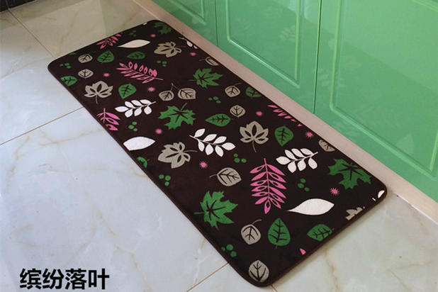 Deyang da lộn nhà bếp mat dày phòng tắm thấm cửa mat dài chống trượt đặt miếng xốp trải sàn