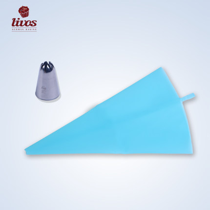 livos裱花套装家用大号裱花嘴宜家裱花袋曲奇奶