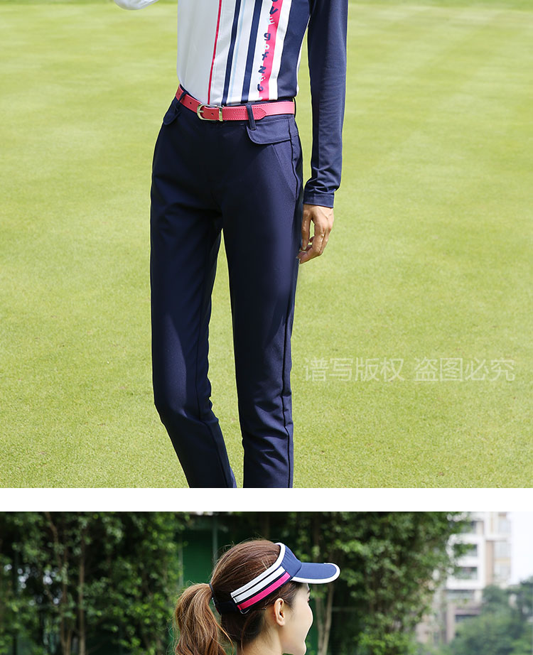 Mùa thu đông 2018 Quần áo golf ZG6 nữ quần áo bóng nữ phù hợp với áo thun dài tay Áo sơ mi quần lọt khe Baolan giày đánh golf