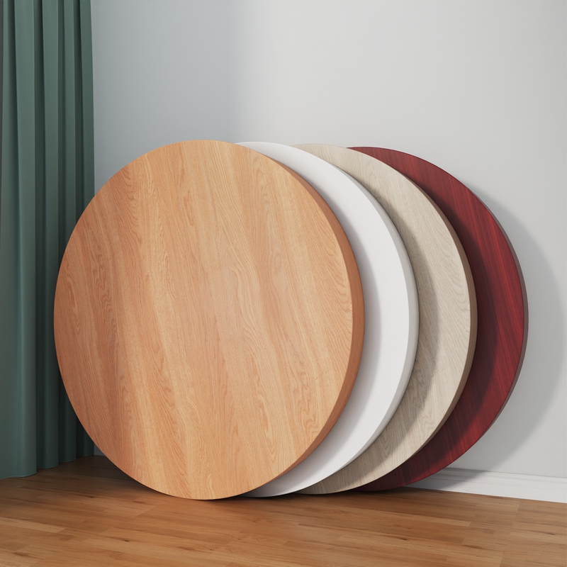 Round Table Top, Separate Round Tabletop, Circular Small Table Board, Table Panel Material, Dining Table Top, Wooden Cover Board, Separate Tabletop