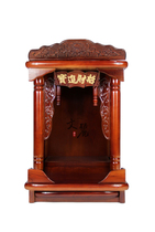 Wenli Buddhist furniture Buddhist hall supplies Buddhist niches wall cabinets solid wood carved wall cabinets for wealth and treasures 38 wide