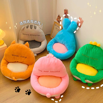 Lazy man ground bedroom cushion tatami floor sitting mound for home bushel thickened large carpeted backrest fart cushion soft