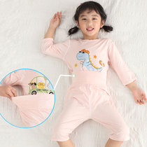 Child Sleepwear Summer Thin Boy Girls Home Clothing Suit Spring Autumn Baby Underwear Short Sleeve Long Pants Air Conditioning Suit