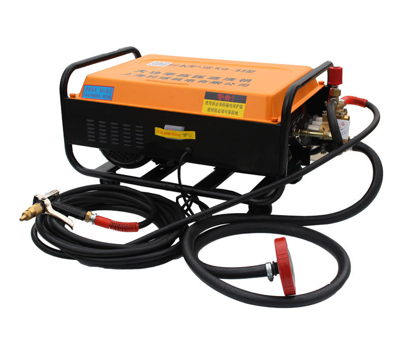 Автомойка 科球kq-55大流量洗车机高压清洗机220v全铜泵头58冲洗机养殖场