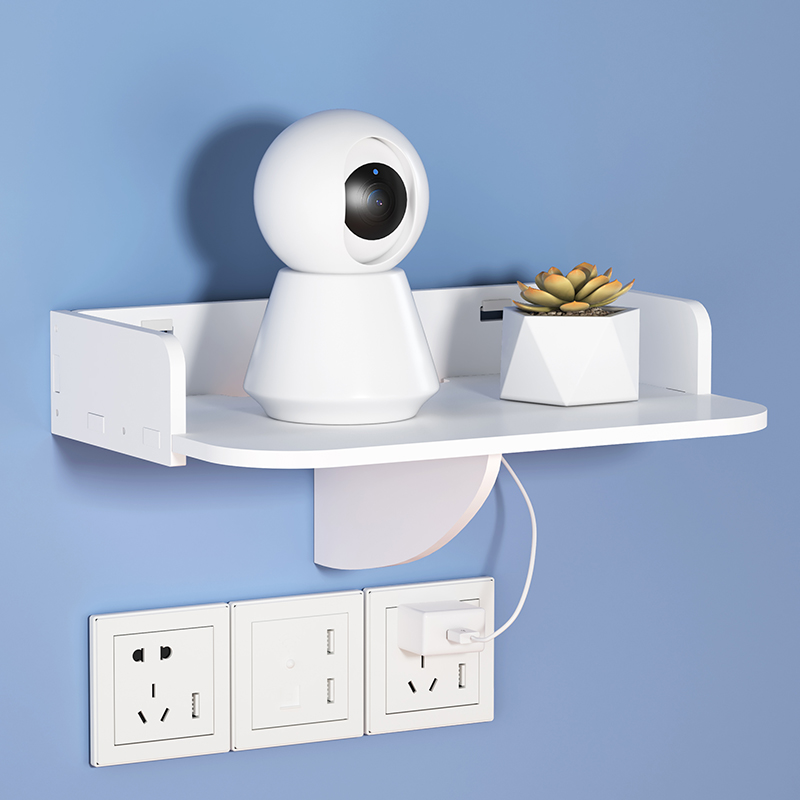 Surveillance bracket punch-free camera room built-in rack universal fluorite hoisting tray wall placement rack base