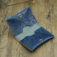 Резные цветы с маленькой карточкой синей