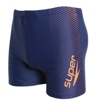 Adult mens swimming trunks comfortable boxer plus fattened size quick-drying swimming equipment mens swimsuit swimming trunks