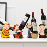 Личное красное вино винодельное орнамент творческий европейский стиль гостиной винную бутылку Red Wine Glass House House Wine Rack Hall Cup