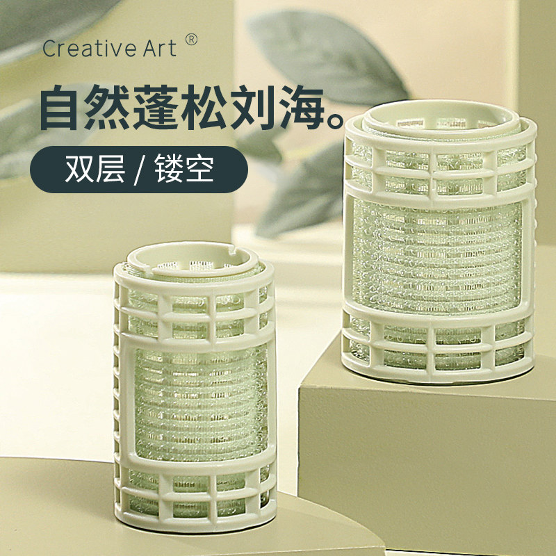 CA air bangs curling roller fixed curling artifact lazy inner buckle fluffy stereotyped hair hollow hairpin large