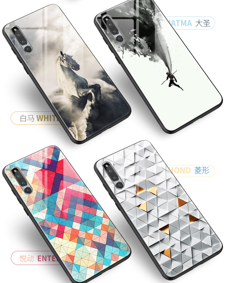 Farabella Huawei vinh quang Magic2 vỏ điện thoại di động nam 7p cá tính sáng tạo iPhone XS Max kính 7 thủy tinh thương hiệu 8 Apple X mới 8plus bao gồm tất cả chống rơi 7plus bảo vệ xr