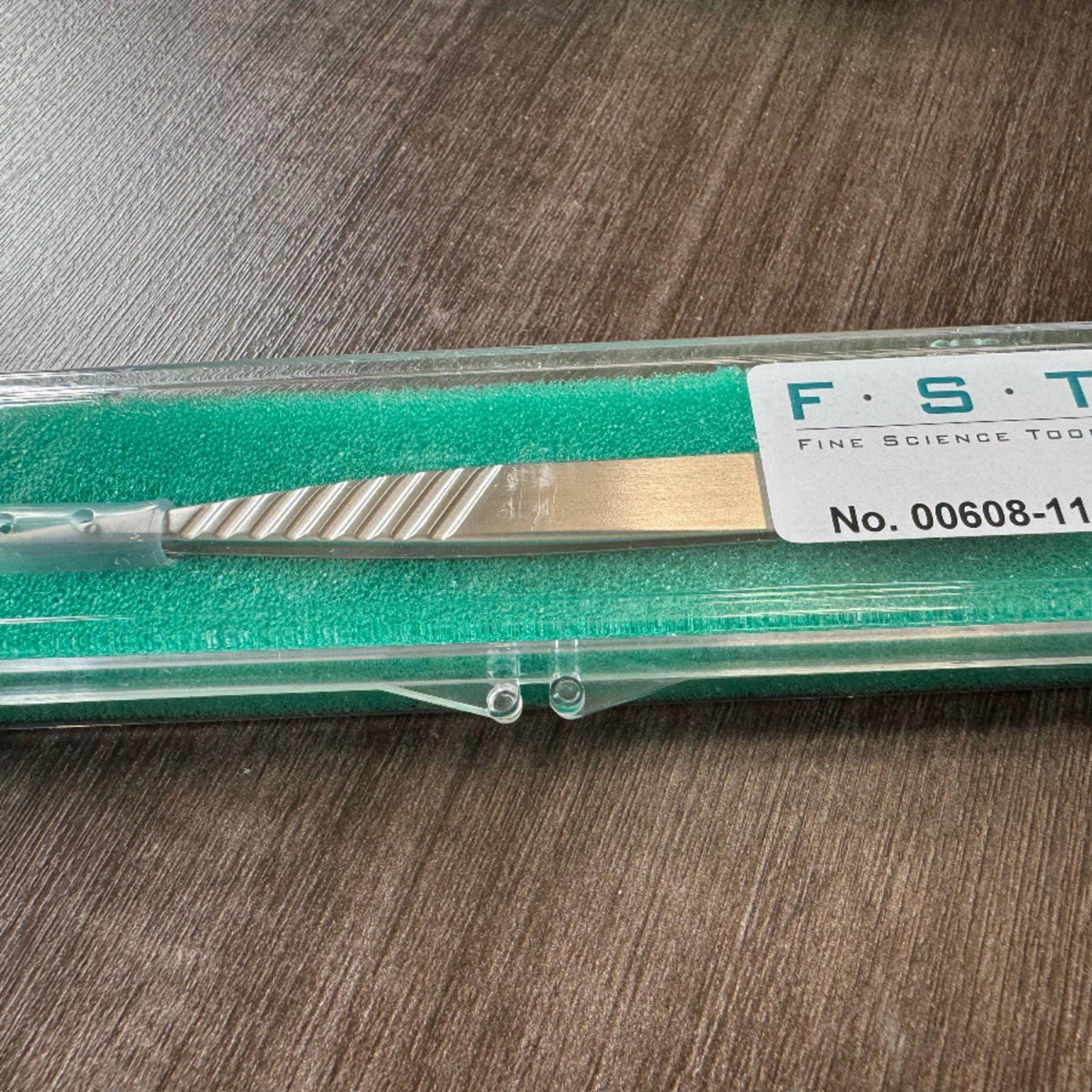 FST镊子00608-11 S&amp;T导管夹持镊子0.35mm S&amp;T TIF02 Vessel