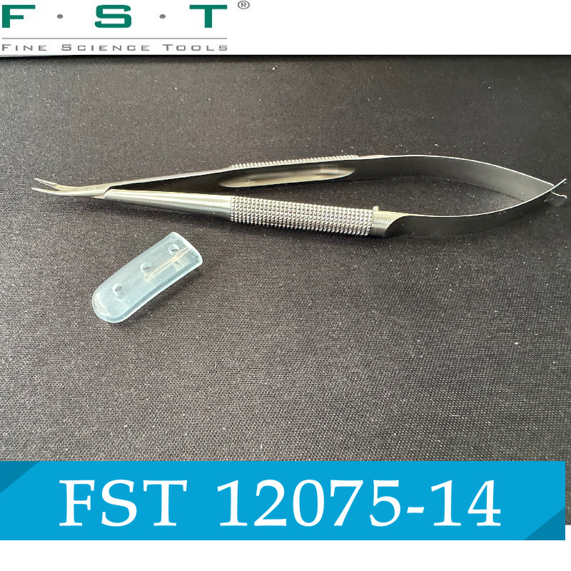 FST持针钳12075-14 动物解剖可剪切持针钳 Micro Needle Holder
