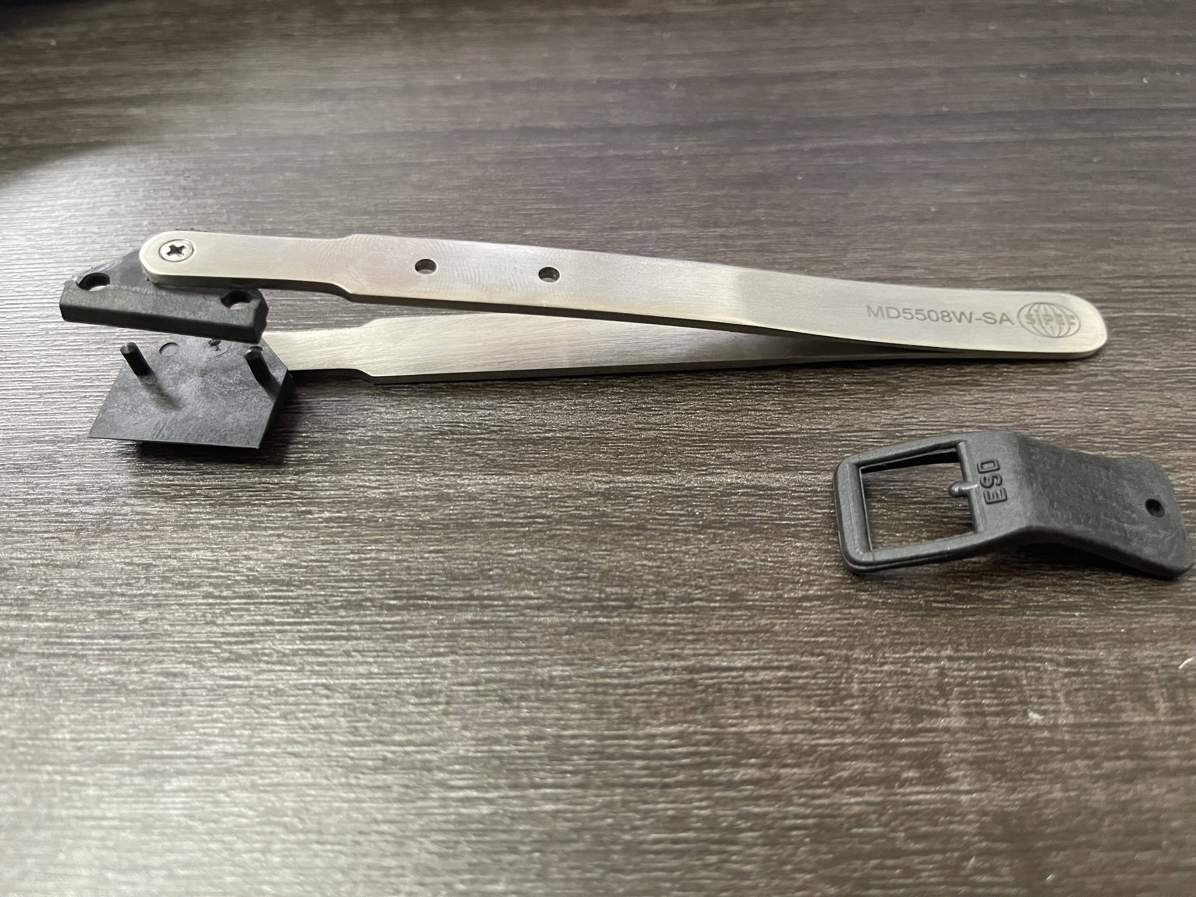 Sipel镊子MD5508W-SA Quick Change ESD Wafer Tweezers 晶圆镊