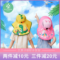 KK Tree children sunscreen hat summer baby sunhat boy girl fisherman sun hat anti-UV big hat