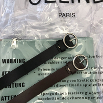 South Korea Dongdaemun ring needle buckle couple belt simple ins super fire retro student all-match waist belt men and women