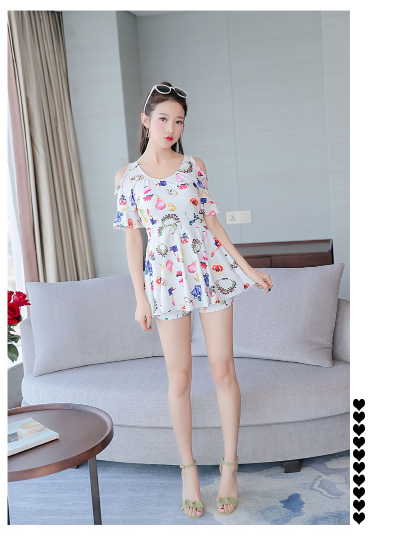 Áo tắm nữ bảo thủ che bụng thon gọn gợi cảm váy một mảnh ngực nhỏ bằng thép tấm tụ tập cô gái Hàn Quốc đầm xuân nóng bỏng - Bộ đồ bơi One Piece bộ đồ bơi nữ liền thân