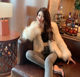 2023 ລະດູຫນາວໃຫມ່ imitation mink fur coat ສໍາລັບແມ່ຍິງ, ແບບສັ້ນ, ແບບ ladylike, fox fur slim fit fur coat